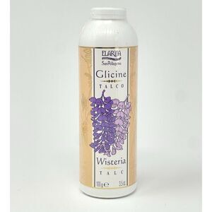 NEW San Pellegrino Elariia Wisteria Floral 3.5 oz Talc Body Powder SEALED